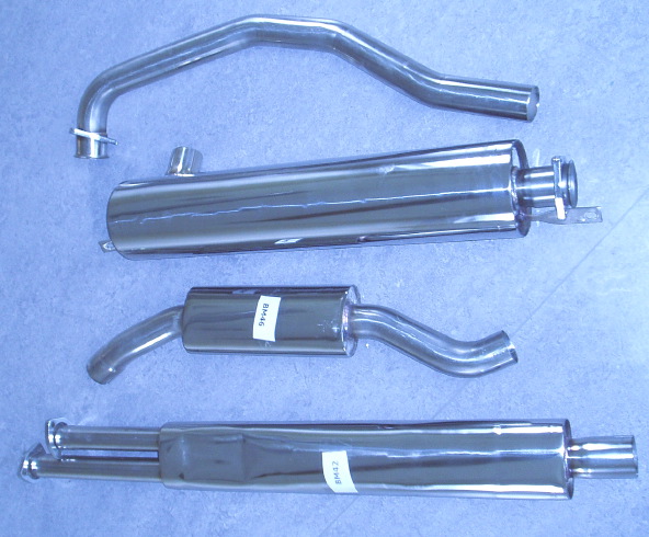 Bmw e9 stainless exhaust
