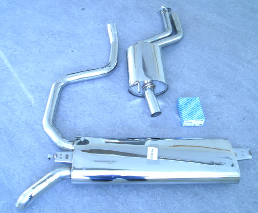 Mercedes 300e stainless steel exhaust #7