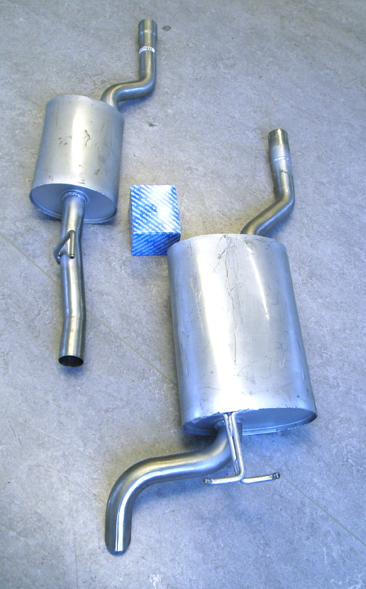 Mercedes 300e stainless steel exhaust #4