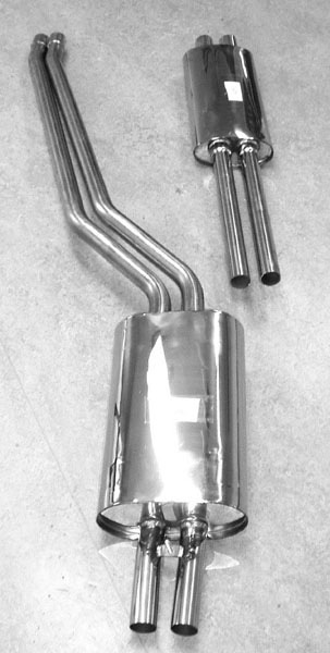 Edelstahl Auspuffanlage Mercedes Wie W107 W110 W111 W114 W115 W116 W110w126 W201 W210