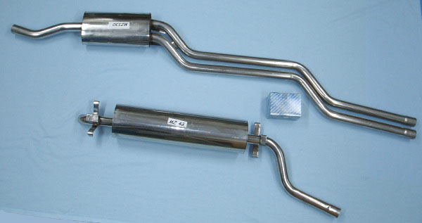 Pictures Mercedes Stainless Steel Exhausts (mufflers) e.g. W107,W110