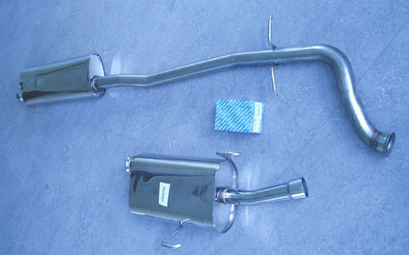 Picture stainless-steel-exhaust Peugeot 406 2.2 estate 