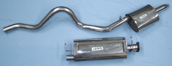 Photo stainless-steel-exhaust Land Rover Discovery 3.5 
