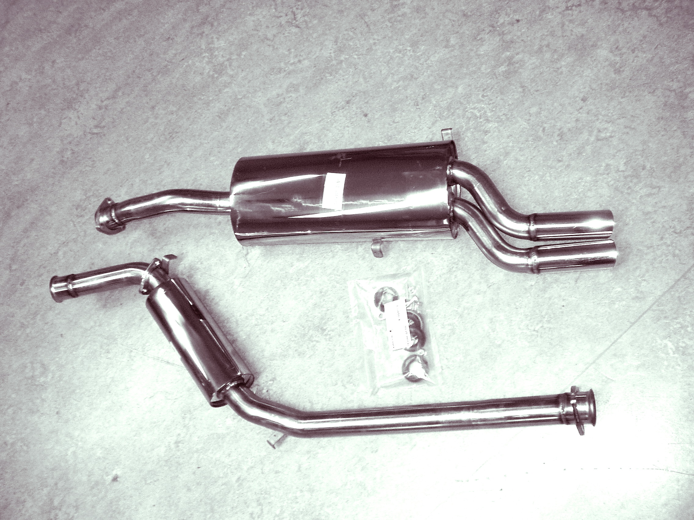 Picture stainless-steel-exhaust Alfa- Romeo 164