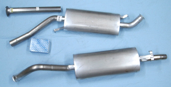 Picture stainless-steel-exhaust AUDI 100 