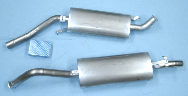 Picture stainless-steel-exhaust Audi 100 2.3 