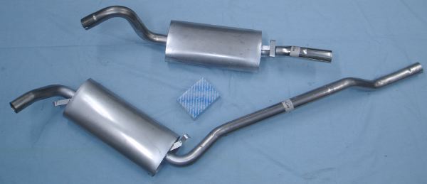 Image stainless-steel-exhaust Audi 80 1.8 
