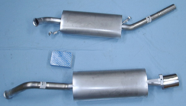 Picture stainless-steel-exhaust Audi A6 & 100 2.0
