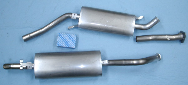 Photo stainless-steel-exhaust AUDI 100 2.3 