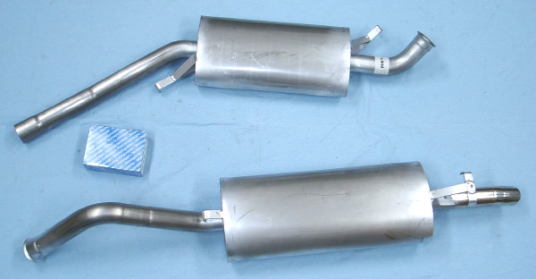 Picture stainless-steel-exhaust AUDI 100 2.3 