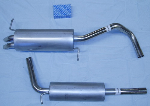 Photo stainless-steel-exhaust AUDI A3 1.8T 