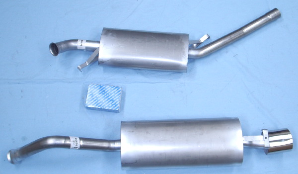 Image stainless-steel-exhaust AUDI A6 & 100 2.0