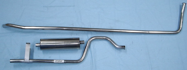 Image stainless-steel-exhaust Austin A30/A35/VAN 