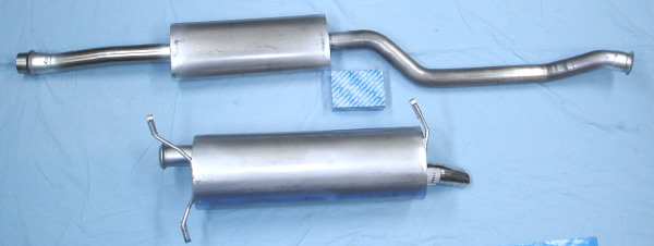 Picture stainless-steel-exhaust Citroën Xantia 2.1 Turbodiesel hatchback