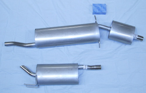 Picture stainless-steel-exhaust Fiat Multipla 1.6
