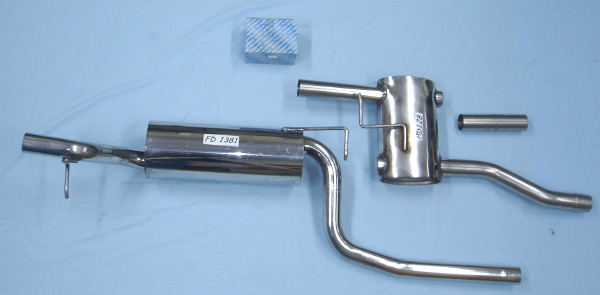 Picture stainless-steel-exhaust Ford Focus