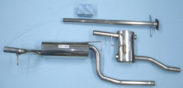Photo stainless-steel-exhaust Ford Focus 2.0 