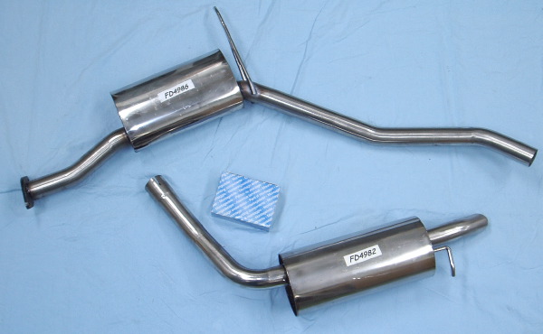 Picture stainless-steel-exhaust Ford Sierra 2.0i DOHC 