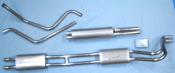Picture stainless-steel-exhaust Ford Taunus 26 & 29M 