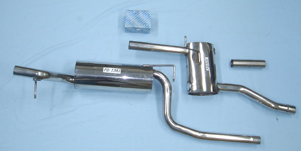 Photo stainless-steel-exhaust Ford Focus 1.6 