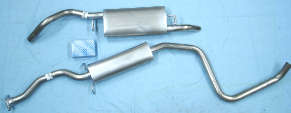 Picture stainless-steel-exhaust Ford Escort 1.6i 16V 