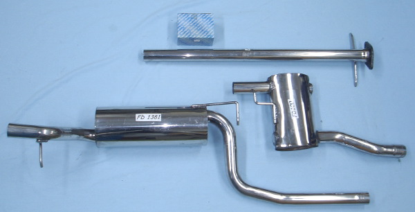 Image stainless-steel-exhaust Ford Focus 1.8  & 2.0