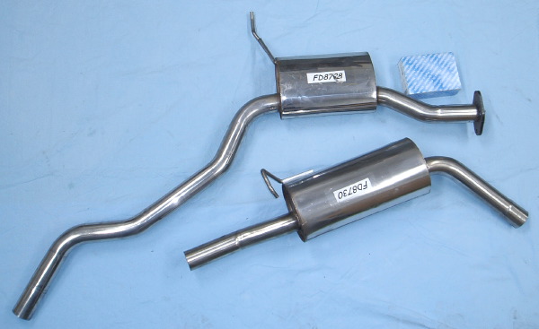 Bild rostfritt avgassystem Ford Scorpio 2.9i V6