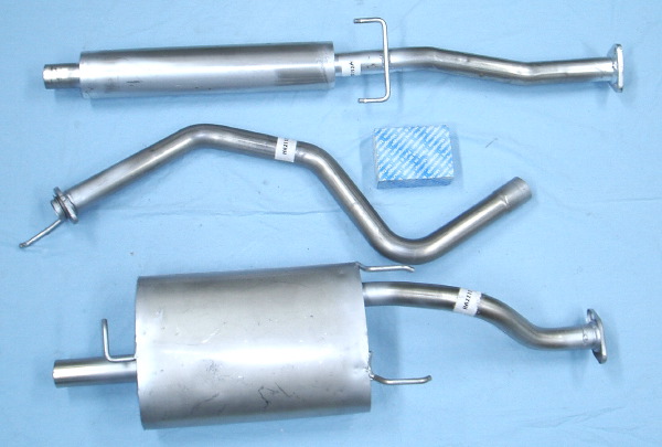 Image stainless-steel-exhaust Honda Civic 1.6i 