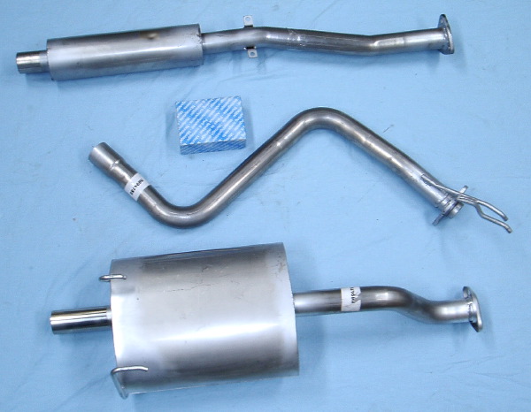 Picture stainless-steel-exhaust Honda Civic 1.6VTi 