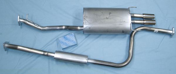 Picture stainless-steel-exhaust Honda Accord 2.0i/2.3 