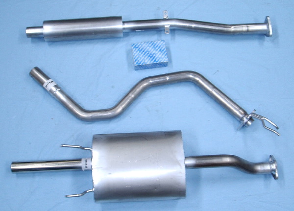 Picture stainless-steel-exhaust Honda Civic 1.6 VTi 