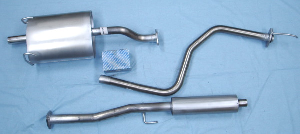 Image stainless-steel-exhaust Honda Civic 1.4i 