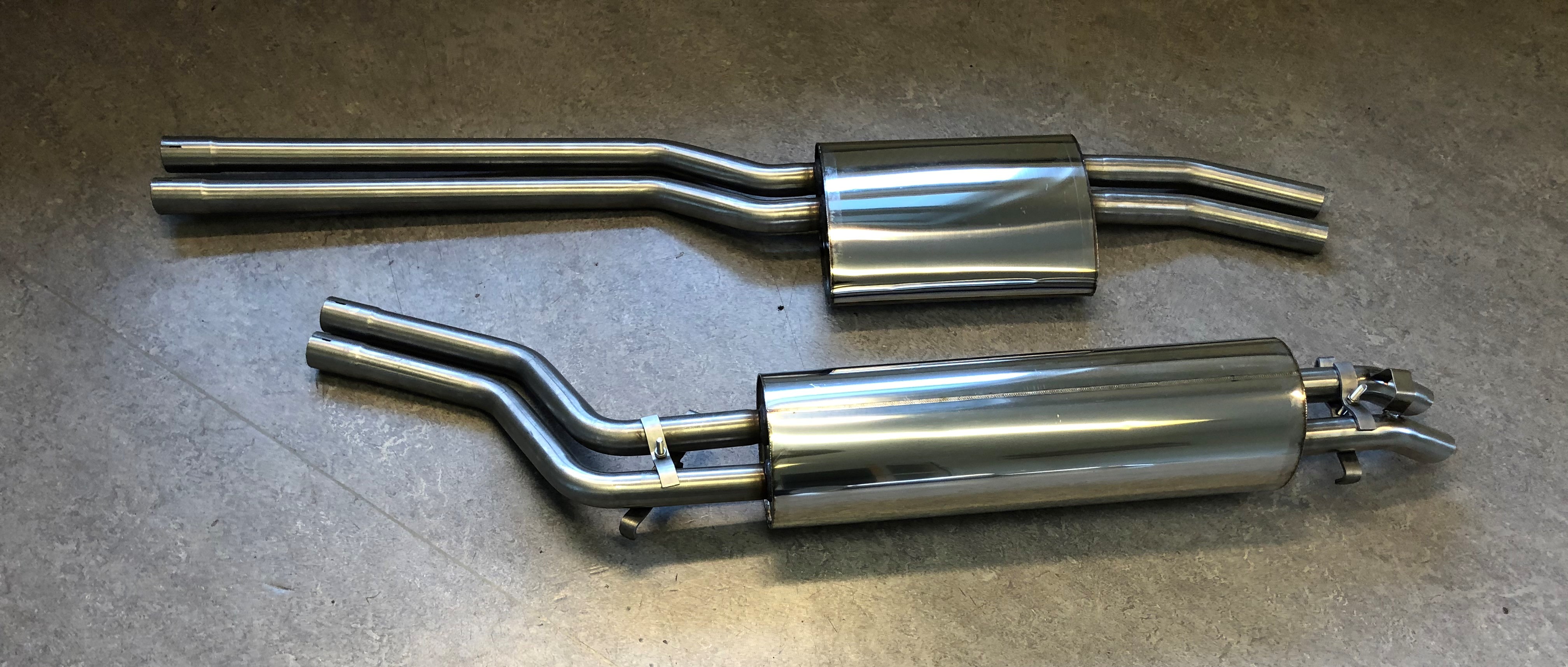 Photo stainless-steel-exhaust Mercedes 280 S/SE W116-serie