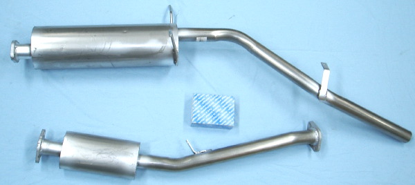Picture stainless-steel-exhaust Nissan King-Cab D21