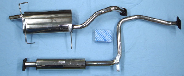 Picture stainless-steel-exhaust Nissan Primera 2.0 