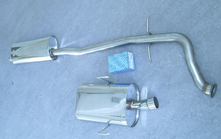 Image stainless-steel-exhaust Peugeot 406 2.2 saloon