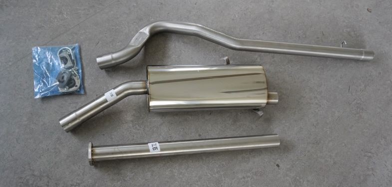 Photo stainless-steel-exhaust SAAB 900i 8V