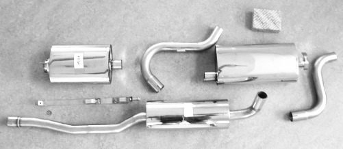 Image stainless-steel-exhaust Volvo 740 & 760