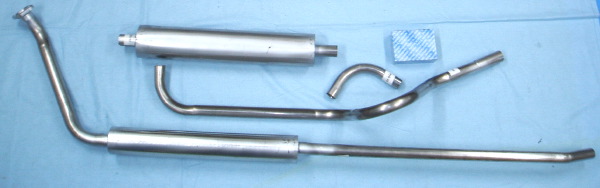Image stainless-steel-exhaust Volvo PV 444 & PV544