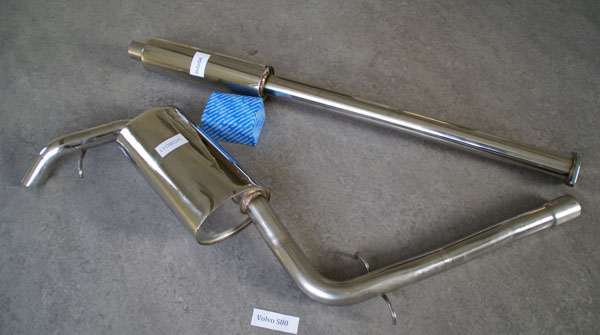 Image stainless-steel-exhaust Volvo S40 & V40
