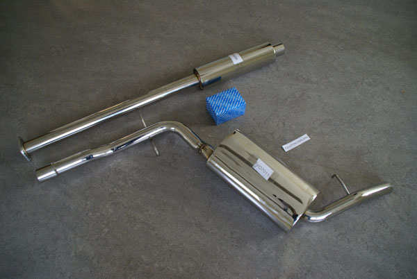 Photo stainless steel exhaust Volvo V70N 2000-2004