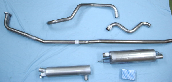 Photo stainless-steel-exhaust Volvo 140