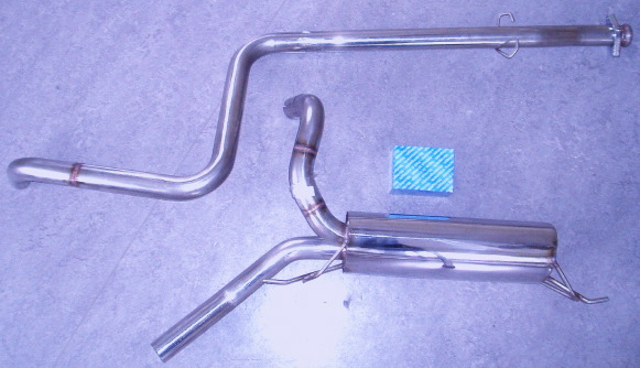 Picture stainless-steel-exhaust Volvo 480 Turbo