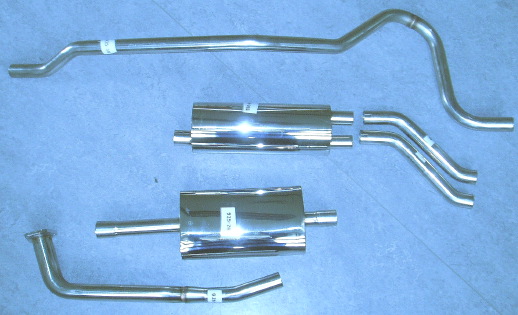 Photo stainless-steel-exhaust Volvo P1800
