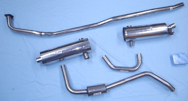 Photo stainless-steel-exhaust Volvo 140 B20E