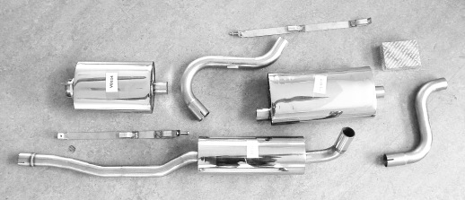 Image stainless-steel-exhaust Volvo 740 GL/GLE