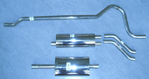Picture stainless-steel-exhaust Volvo P1800