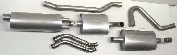 Photo stainless-steel-exhaust Volvo P1800 E/ES