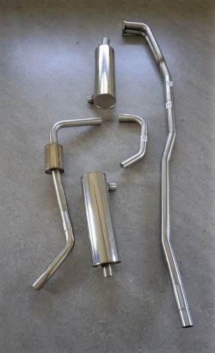 Image stainless steel exhaust Volvo 160 B30A