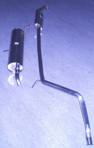 Bild rostfritt avgassystem Peugeot 307 1.6